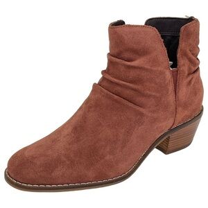 Cole Haan Alayna Mahogany Suede Leather Womens Ankle Boots Size 5M